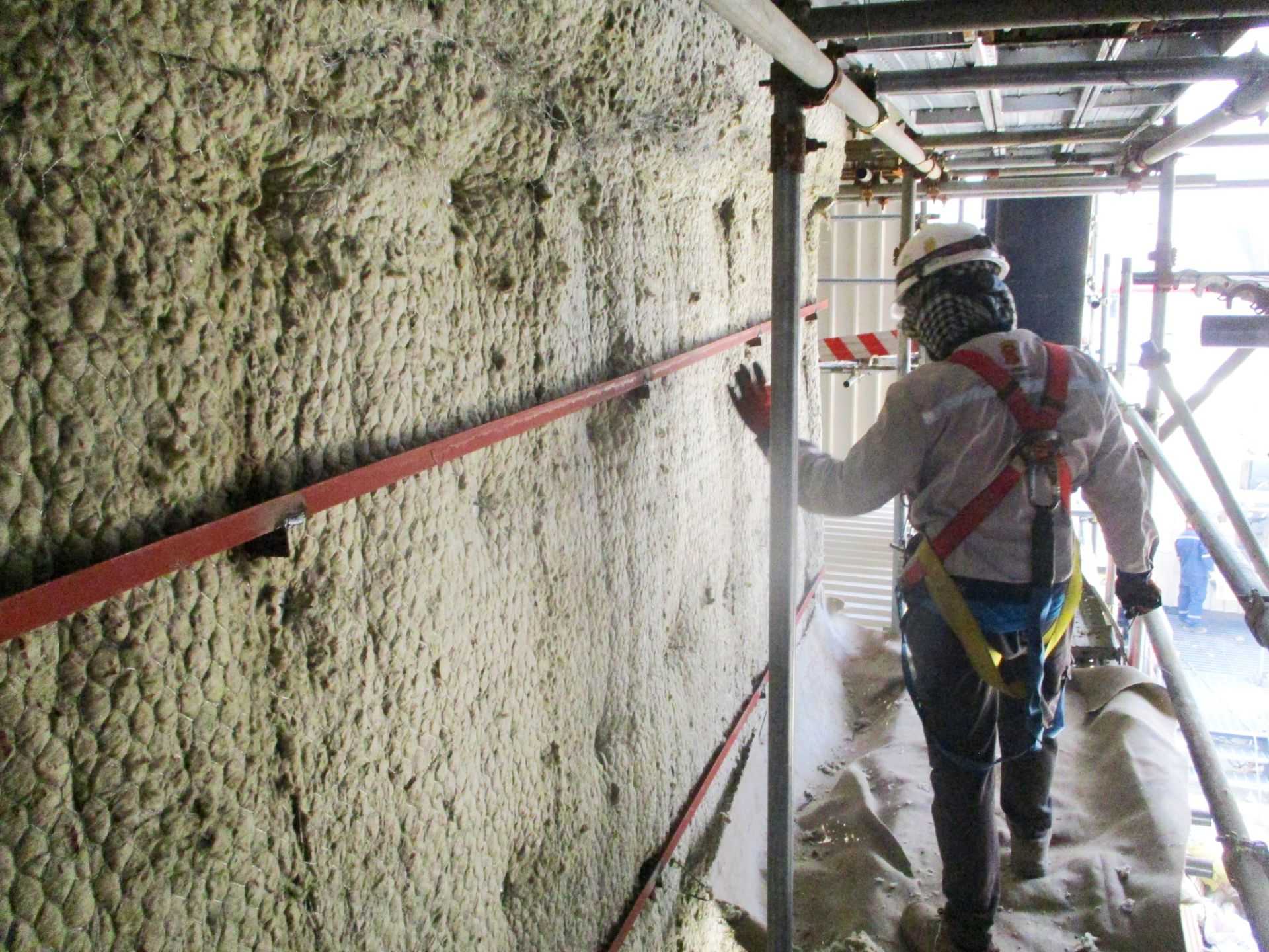 Boiler Outer Wall Rock Wool Insulation Acceptance